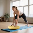 thumbnail image 3 of Inflatable Exercise Mat for Enhanced Stability During Yoga and Fitness Training with Convenient Carry Strap, 3 of 4