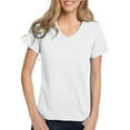 thumbnail image 4 of Hanes Women's ComfortSoft Short Sleeve V-neck Tee (2-pack), 4 of 5