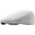 thumbnail image 3 of CoCopeaunts Cotton Newsboy Hats for Men Soft Casual Beret Solid Unisex Retro Driver Flat Hat Newsboy Cap Outdoor Beret Hat, 3 of 7