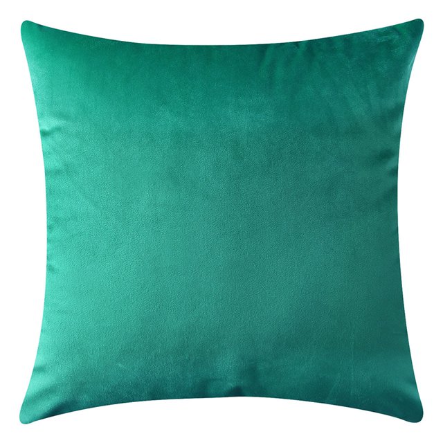 Coofit Housse de Coussin en Velours Simple Mode Confortable Taie d'Oreiller Carrée