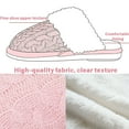 thumbnail image 4 of BERANMEY Comfy Slippers for Women Fuzzy House Shoes with Memory Foam, Warm Faux Fur Lining & Non-Slip Sole for Indoor Outdoor Bedroom and Bathroom, 4 of 8