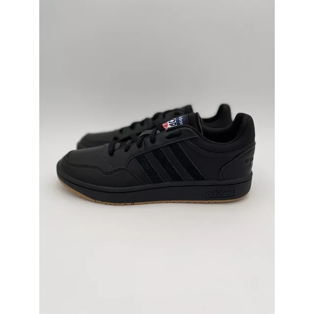 Adidas Hoops 3.0 Low Mens Casual Sneaker Shoes Black/GUM GY4727 NEW Multi Sz