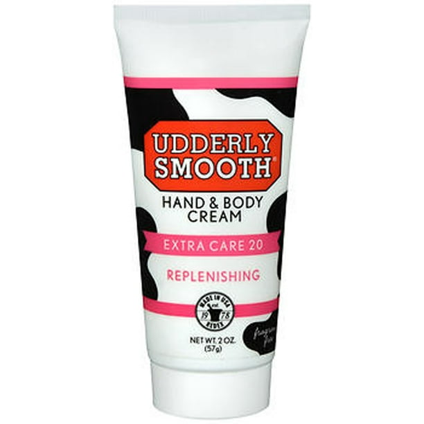 Udderly Smooth Extra Care Cream, Unscented with 20 urea, 2 Oz