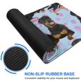 thumbnail image 6 of Long Mouse Pads for Desk,Rottweiler Dogs Desk Mats on Top Of Desks, Desk Mouse Pad Extra Large with 3mm Non-Slip Base and Stitched Edge for Gaming,Office,Work,Home 31.5"x15.7", 6 of 6