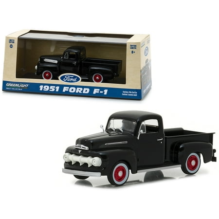 1951 Ford F-1 Pickup Truck Raven Black 1/43 Diecast Model Car by