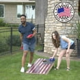 thumbnail image 7 of Slick Woody's Professional-Grade Cornhole Boards - 4'x2' Solid Wood Regulation Woodgrain Bean Bag Toss Game with 8 Resin Filled Bags, 7 of 7