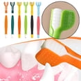thumbnail image 3 of CUITING Pet Silicone Finger Toothbrush Dog Three-head Toothbrush~ New, 3 of 8