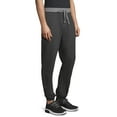 thumbnail image 3 of Hanes Men's French Knit Terry Jogger Sleep Pant, Charcoal, Small, 3 of 5