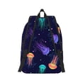 thumbnail image 5 of Wukai Sea Jellyfish Paper Reusable Cosmetic bag,Travel Toiletry Organizer Capacity,Waterproof Puzzle Bags, 5 of 7