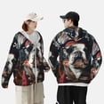 thumbnail image 4 of Lsque Pirate Bulldog On Deck UPF 50+ Lightweight Sun Protection Men's Women's Long Sleeve Shirt, Hoodie Performance -3X-Large, 4 of 9