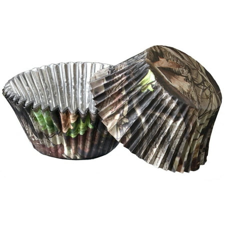 Foil Cupcake Cup - Next Camo Foil Cupcake Cups (36 Count)