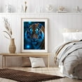 thumbnail image 6 of Diamond Art Kits for Adults - 5d Majestic Blue Eyed Tiger Forward Diamond Painting for Adults, Diamond Art for Adults Beginners, Diamond Painting Kits for Adults for Home Wall Decor, 6 of 7