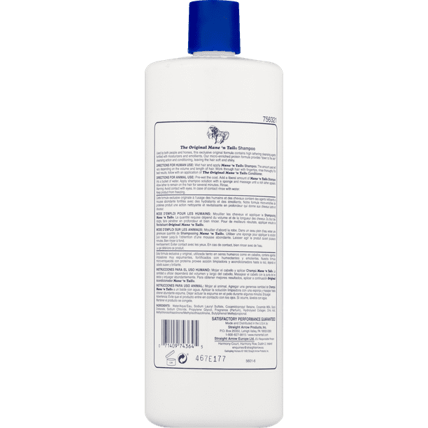 'n Tail Body Shampoo, 32 oz. for Horses, Small Pet and Human Use - Walmart.com