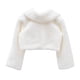thumbnail image 3 of 1pc otoño invierno peluche tippet chicas flores niños vestidos chales niños trajes de rendimiento de la capa calientes elegantes chicas tippet tamaño blanco m, 3 of 5