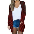 thumbnail image 2 of LOVZFMLL Cardigan pour Femmes Mode Décontractée Chemise Imprimée à Manches Longues avec Poches Cardigan, 2 of 5