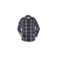 thumbnail image 1 of Aeropostale - Camisa con botones a cuadros para hombre, color negro, grande, 1 of 1