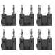 thumbnail image 2 of 10Pcs 2 Way Banana Plug Brass PE Double Banana Socket for Electronic Instruments AutomobilesBlack, 2 of 5