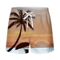 thumbnail image 5 of CHENge Men's Swimwear Casual Floral Swim Trunks Quick Dry Patriotic Swimming Trunks with Pockets Stretch Fabric Beach Wear, 5 of 6