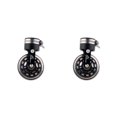 thumbnail image 1 of Advancent Bicicleta plegable de aleación de aluminio tubo de asiento de rueda giratoria Universal incrustado rueda de 360 ​​grados seguridad Negro METRO 2piezas Advancent CBP197052, 1 of 6