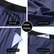 thumbnail image 3 of Pantalones de chándal de lana para hombre, pantalones informales para gimnasio al aire libre, Fitness, cintura trasera, bolsillo, entrenamiento, correr, pantalones deportivos, ropa para correr, 3 of 5