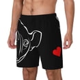 thumbnail image 1 of Fotbe French Bulldog Traje de Baño para Hombre – Shorts de Natación de Secado Rápido con Forro y Bolsillos-3X-Large, 1 of 6