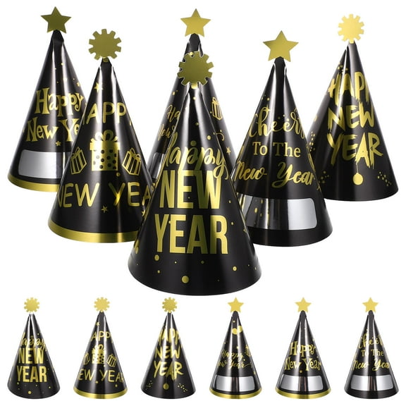 Raindrops 12pcs New Year’s Eve Party Hats for Adults, Themed Special Occasion Accessories for Celebrations