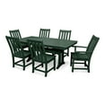 thumbnail image 3 of POLYWOOD Vineyard 7-Piece Nautical Trestle Dining Set in Mahogany, 3 of 5