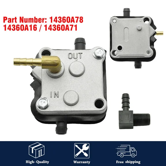 14360A73 14360A78 Fuel Pump 98766-C1 Compatible with Mercury Outboard 2 Stroke 14360A16 14360A41 14360A43 14360A50 14360A71 30 40 45 55 65 75 80 90 100 125 150 175 200 250 300 HP