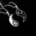 thumbnail image 6 of Qisuw 2Pcs Yin Yang for Sun Moon Pendant Necklace for Men Women Tai for Chi Stitching, 6 of 11