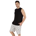 thumbnail image 3 of Inkmeso Printed Elastic Waist Shorts For Men Loungewear W/ Pockets Cotton Resort Shorts, 3 of 7