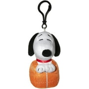 Snoopy in Space 4 Inch Plush Clip | Snoopy in Sleeping Bag