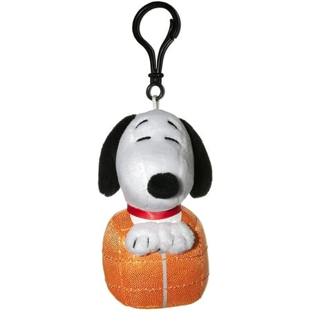 Snoopy in Space 4 Inch Plush Clip | Snoopy in Sleeping Bag
