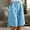 Light Blue, variant on Yteetum Summer Shorts for Women Casual Imitation Cotton Linen Solid Color Loose Straight Short Pants with Side Pockets Female Knee Length Shorts Lightweight Wide Leg Pleated Bermuda Shorts