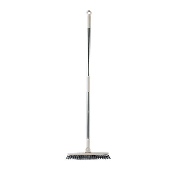 Multi-Functional Long Handle Stiff Bristle Floor & Tile Cleaning Brush for Bathroom, Dead Corner, and Crevice - 1 Pack