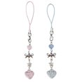 thumbnail image 7 of LICEWO Handmade Beaded Phone Strap Bag Charm Resin Keychain Stylish Keyring Accessory, 7 of 7