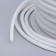 thumbnail image 3 of U8MO 15m/Roll Hollow Pipe PVC Tubular Synthetic Rubber Cord Wrapped Spool Thread 4mm-White, 3 of 3