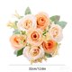 thumbnail image 3 of Flores Artificiales | Rosas de Seda para Decoración de Bodas y Hogar | Arreglos Florales de 32 Cm para Centros de Mesa, Decoración de Fiestas, Sala de Estar y Oficina | 1 Unidad, 3 of 6