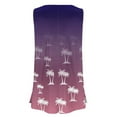 thumbnail image 4 of Wzzjkit Débardeurs pour Femmes Mode Col Rond Imprimé T-shirt Sans Manches Ample Blouse Débardeur, 4 of 5