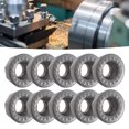 thumbnail image 3 of Outils de Tour en Carbure, 10 Pcs Insert de Rotation en Carbure Rond Outils et Accessoires de Tour en Bois Lame Coupe-Bordure Kit d'Outils de Coupe CNC, 3 of 7
