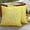 Floral Yellow, variant on Lencenser 18" x 18" Red 2 Polyester Decorative Pillow Case, Waterproof 2 Count