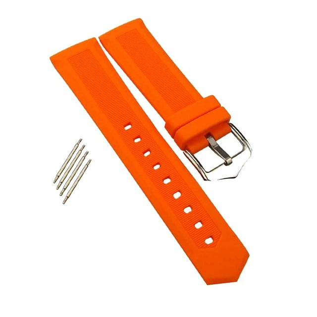 Yinanstore 1 Piece Watch Strap Stainless Steel Buckle, Sport Watch Strap with Spring Strip- 21mm
