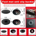 thumbnail image 3 of Universal Car Floor Mat Clips Fixing Grips Anti Slip Buckle Black 4.1cm, 3 of 9