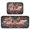Beautiful and Detailed Deer, variant on 2-Piece Kitchen Rugs Set Non-Slip Mats Carpet Floor for Kitchen, Bathroom (19.7"x27.6" & 19.7"x47.2") Red Berries and Robin Birds