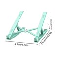 thumbnail image 3 of Soporte para computadora portátil plegable Base de soporte vertical Ligero Antideslizante Ergonómico Aleación uminio Portátil para viajes Soledad Soporte para portátil plegable, 3 of 10