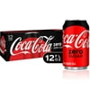 Coca-Cola Zero Sugar Sugar-Free Soda Pop Fridge Pack, 12 fl oz Cans, 12 Pack