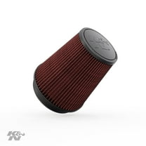 K&N Universal Clamp-On Engine Air Filter: Washable and Reusable: Round Tapered; 5 in (127 mm) Flange ID; 7 in (178 mm) Height; 6.5 in (165 mm) Base; 4.375 in (111 mm) Top , RU-2800
