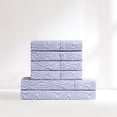 thumbnail image 4 of Lush Decor Retro Waves 6-Piece Bed Sheet Set, Violet Striped, Full, 4 of 11