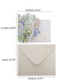 thumbnail image 5 of Unique Bargains Pops Up Bouquet Card 3D Greeting Cards with Envelope Blue, 5 of 7