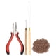 thumbnail image 2 of Kit de herramientas de extensión de cabello, kit de herramientas de extensión de cabello Kits de herramientas de cuentas de cabello Extensiones de cabello Anillos Kit de cuentas Máxima comodidad, 2 of 8
