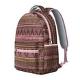 thumbnail image 2 of Bohemian Style Laptop Backpack - Vintage Ethnic Design, 17" Sleeve, Durable Oxford Fabric, Roomy Daypack for Students & Professionals, 2 of 6